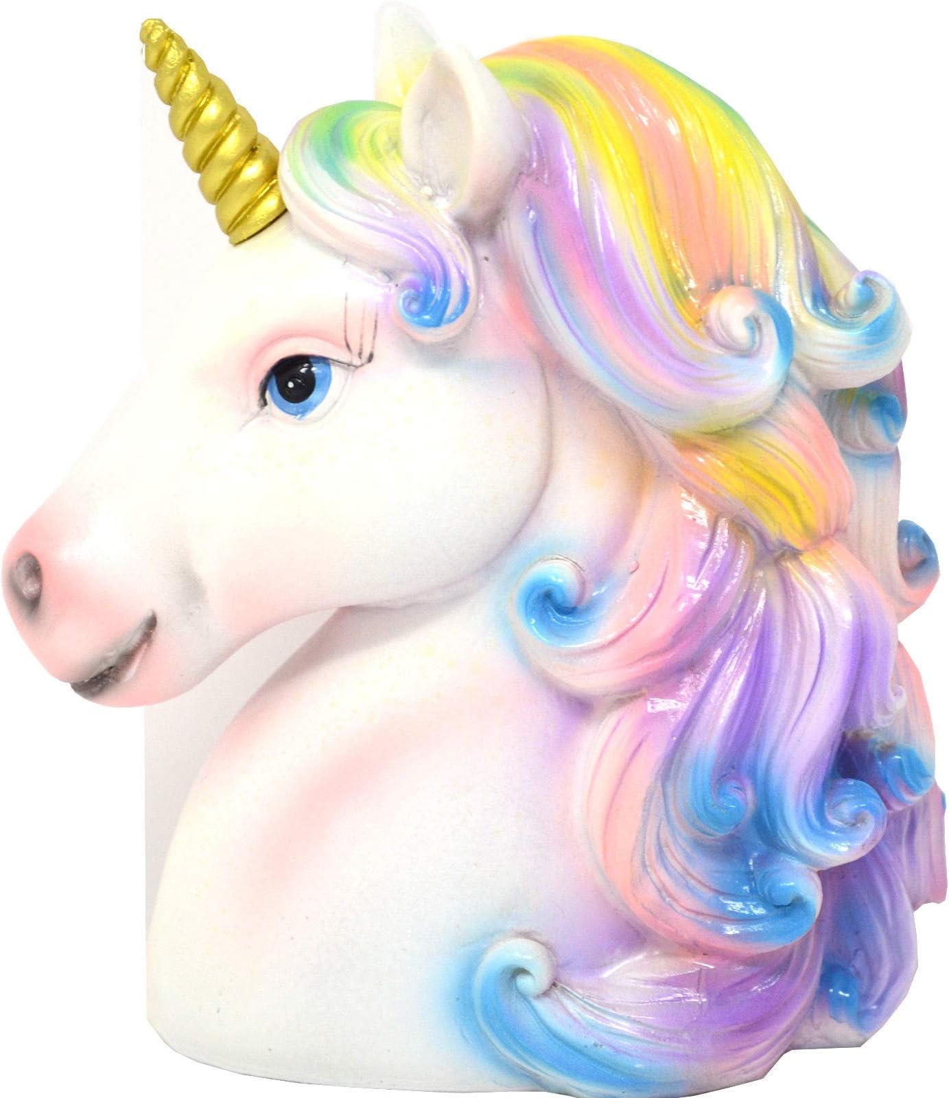UNICORN 3D MONEY BANK KIDS FUN PONY NOVELTY GIFT CASH SAFE SECURITY PIGGY BANK