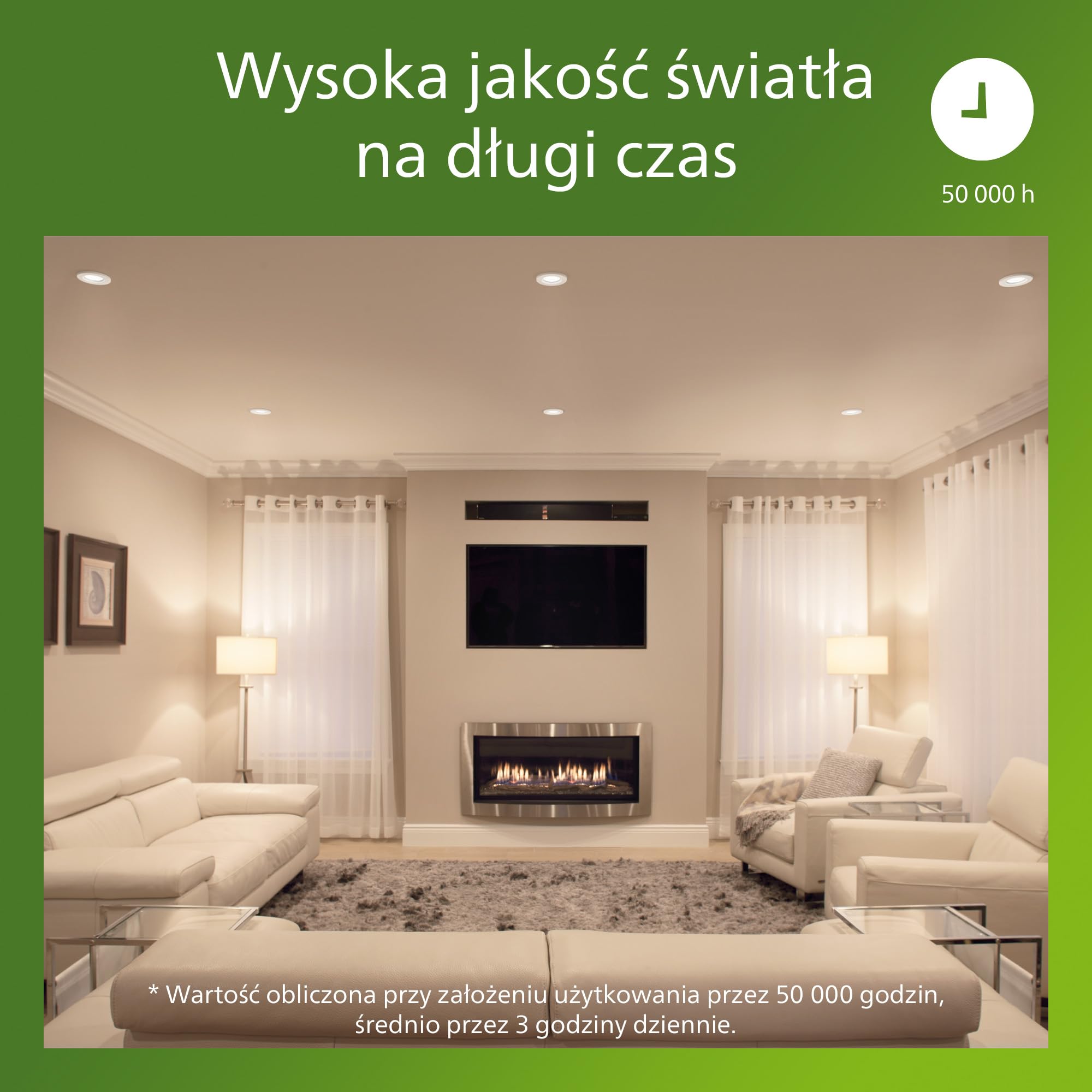 Żarówka GU10 Philips UltraEfficient LED, 6-Pak, 215 Lumenów, 35 W, Bez Migotania, EyeComfort, Długa Żywotność, Ciepła Biel 2700 K