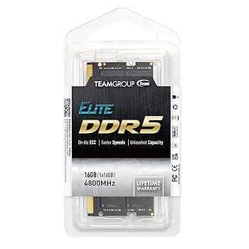 TEAMGROUP Elite SODIMM DDR5 16GB 4800MHz (PC5-38400) CL40