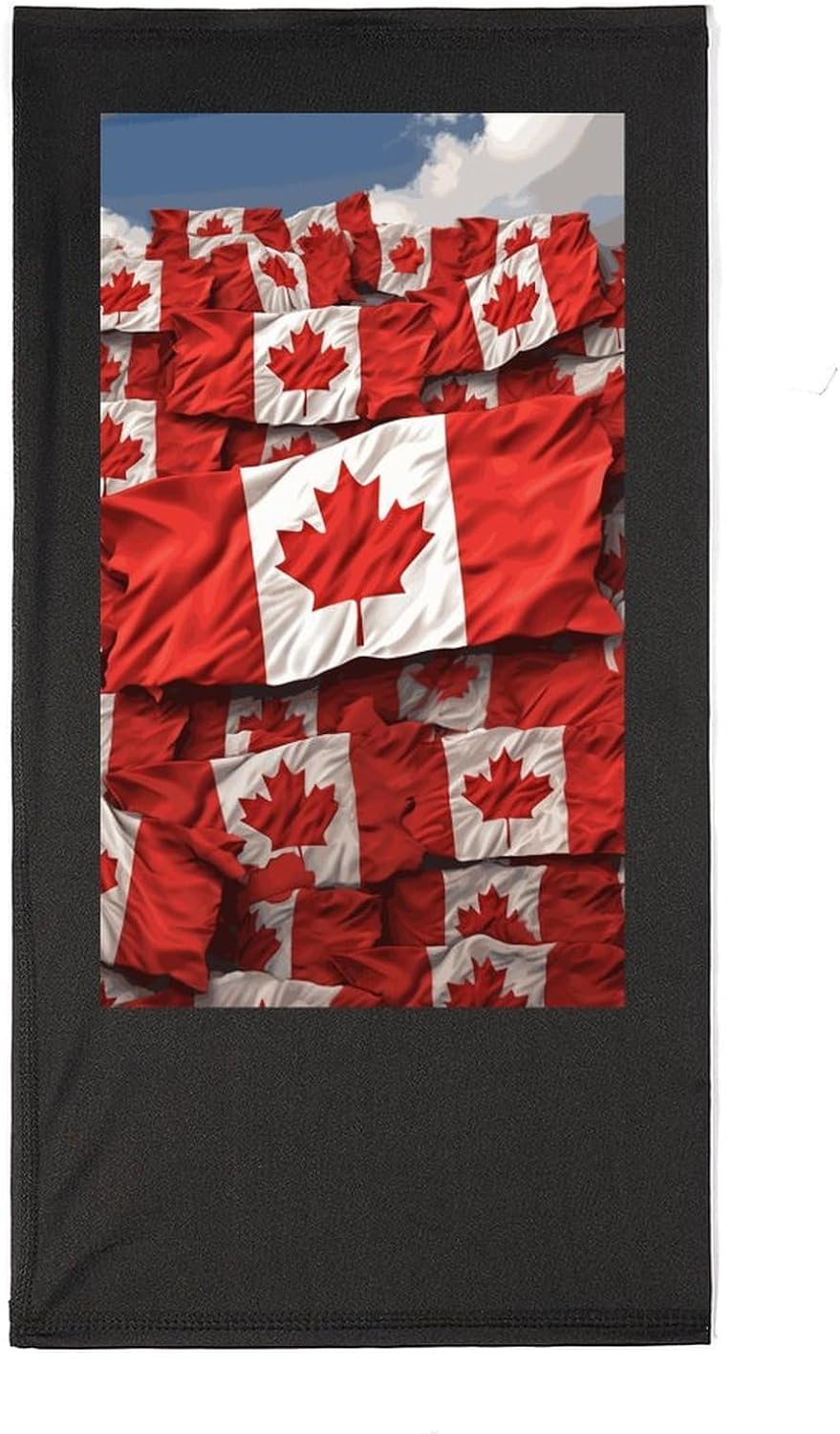 Canadian Flag Neck Gaiter Face Mask UV Protection for Men Women, Breathable Quick Dry Face Cover Bandana Outdoor Sports Balaclava Wind-Proof for Hiking Skiing Motorcycle Cycling