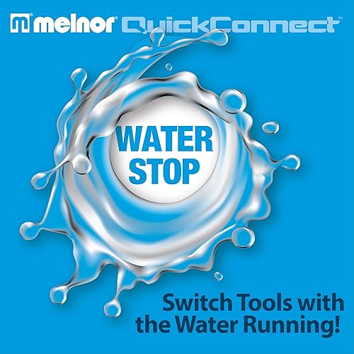 Miniatura 3 de Melnor 65175AMZ - Juego de conectores de conexión rápida de 6 piezas, color negro, azul