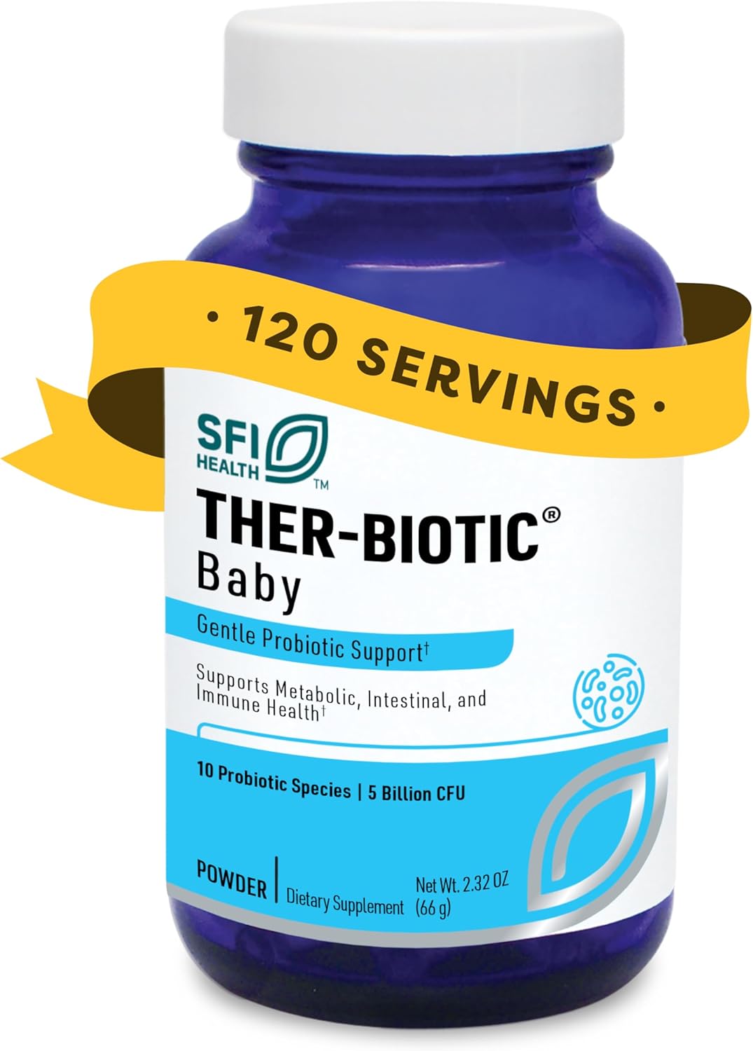 Klaire Labs SFI Health Ther-Biotic Baby - Toddler Probiotic for Kids