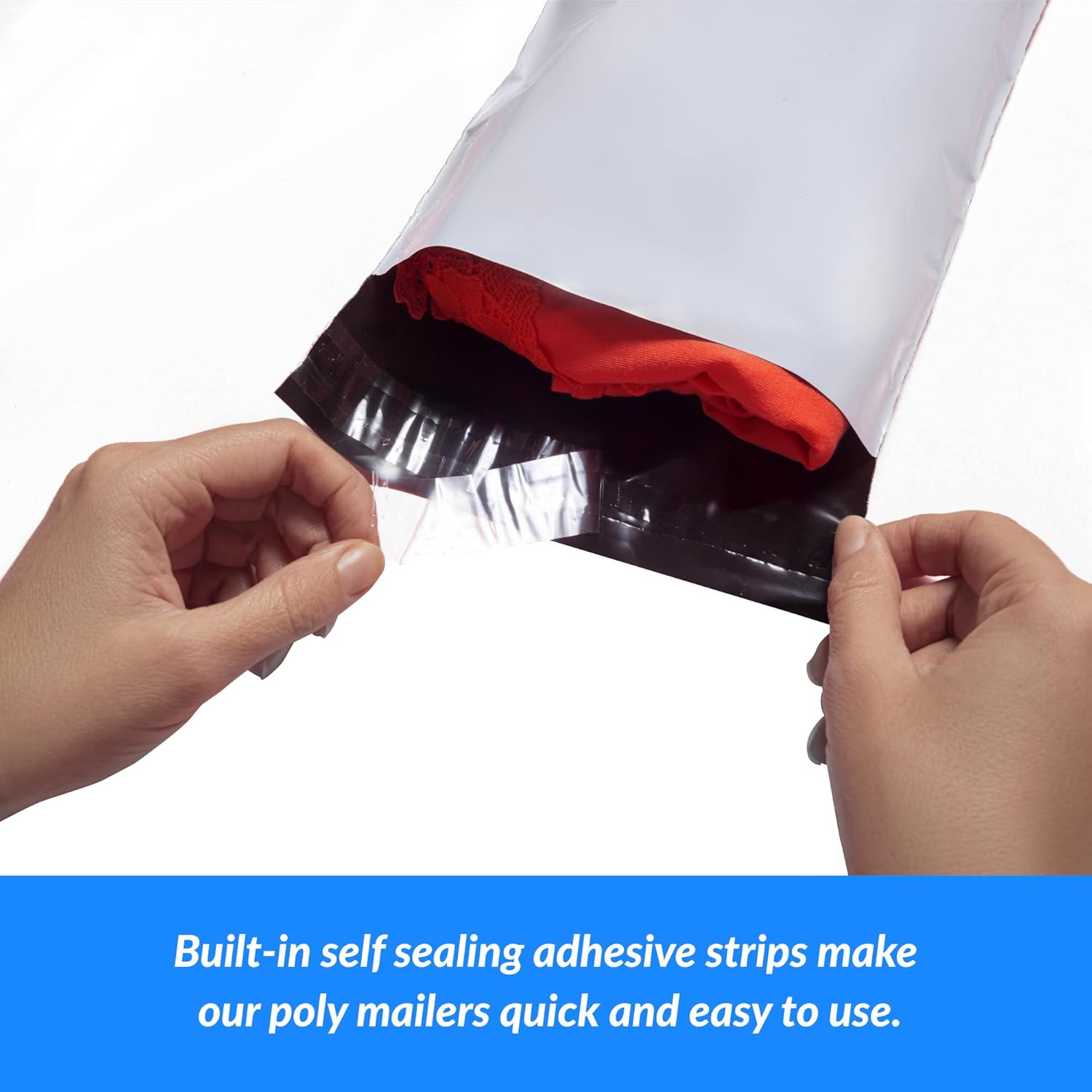 Reli. Poly Mailers 10x13" | 220 Pcs - White | Shipping Envelopes | Mailer/Packaging Bags for Shipping | Non-Padded Polymailers, Self Sealing Shipping Bags for Clothing (White) (Pack of 2)