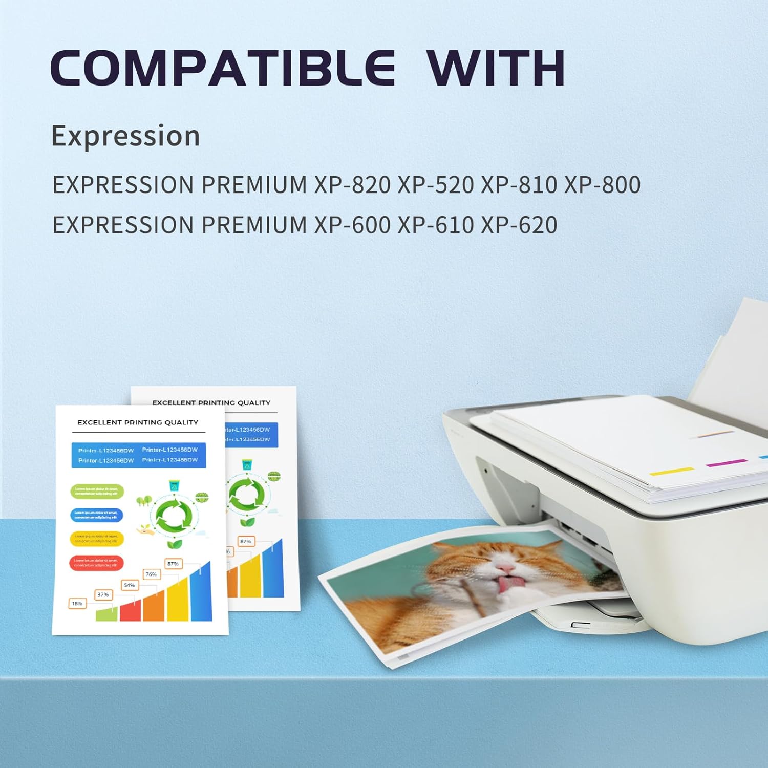 ZIPRINT 273XL Remanufactured Ink Cartridge Replacement for Epson 273 Ink Cartridges, for XP-800 XP-810 XP-820 XP-600 XP-610 XP-620 XP-520 Printer, Black Cyan Magenta Yellow Photo Black, 5-Pack 273XL