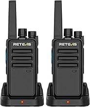 Retevis RT668D Walkie Talkie PMR 446 con Doppia Modalità Digitale e Analogica, Ricaricabile 2000mAh Tipo-C, Chiamata di Gruppo, 256 Canali, Ricetrasmittenti DMR per Negozi e Scuole (confezione da 2)
