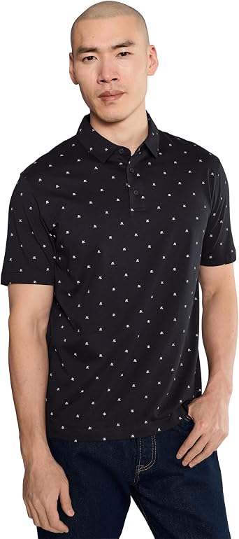 Armani Exchange All Over Logo Polo