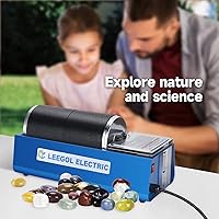 Vista 5 de Leegol Electric Rock Tumbler de Doble Tambor 6 Libras Pulidor Lapidario