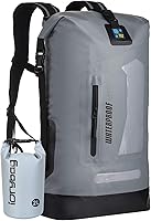Vista 15 de IDRYBAG Mochila impermeable para hombres 5.28/7.93/10.57 galones, bolsa seca flotante para kayak, mochila seca para senderismo
