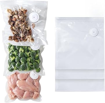 DREAME VH20 Vacuum Sealer Bags (8.66 * 8.27in), 30 Pcs, Food Storage