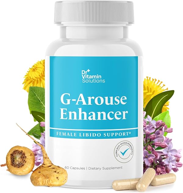 Libido Support for Women Fast Acting - G-Arouse Female Energy Booster with Horny Goat Weed 1000mg, Maca Root, Tongkat Ali & Tribulus - Hormone Balance, Ginseng, Made in USA, Non-GMO 60ct 30-Day Supply