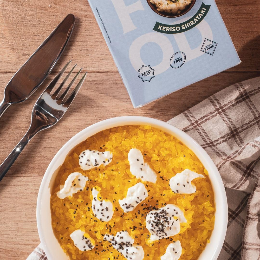 Kefood® Kit Pasta Keto (Box Scorta 6 Confezioni) – Mix 2 Spaghetti, 2 Riso, 2 Gnocchi – Pasta di Konjac Shirataki Senza Glutine e Low Carb