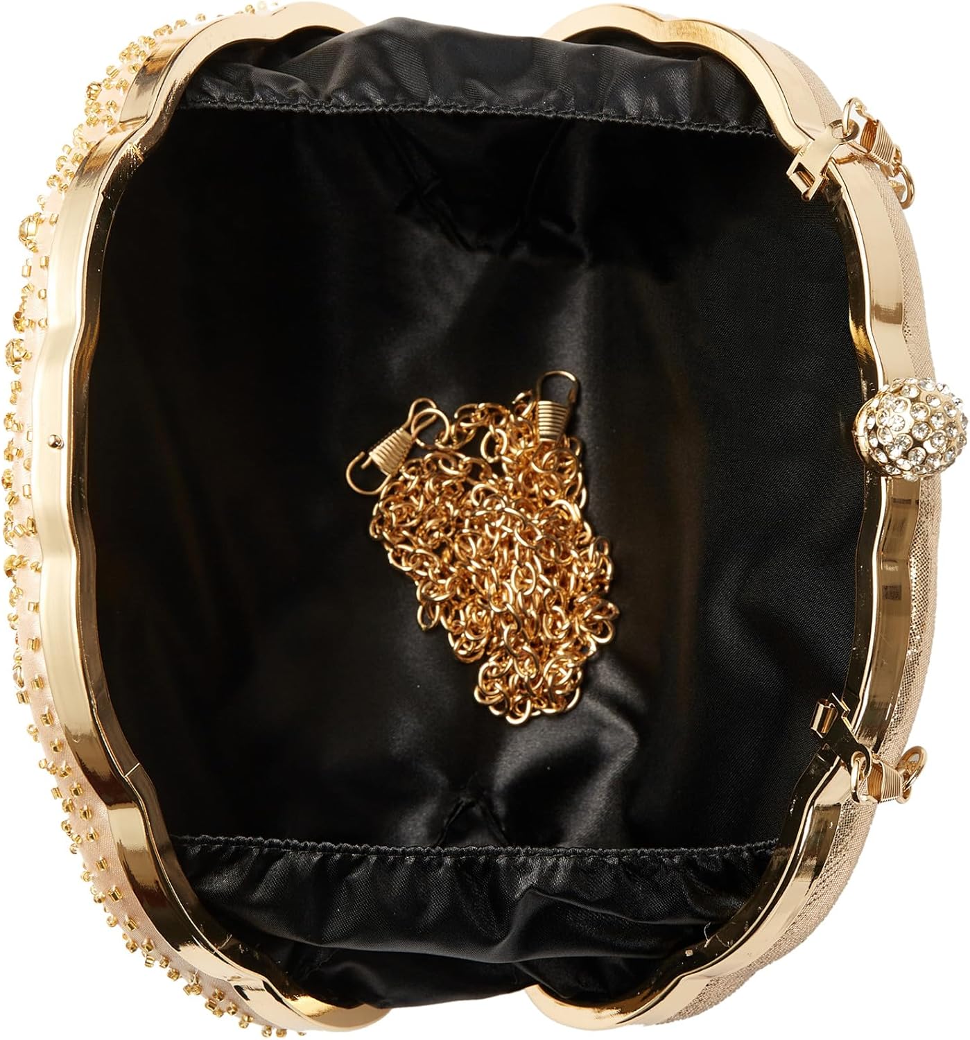 Handmade Rhinestone Clutch Purses for Women Top-handle Evening Bag Wedding Formal Crystal Diamond Detachable Crossbody Bag