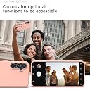 YATWIN Silicone Back Case for Samsung Galaxy S24 FE, Soft-Touch Phone Back Cover for Samsung Galaxy S24 FE - Pink gallery image