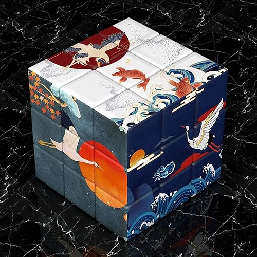 Miniatura 7 de CAULYS Serie temática de pintura famosa, cubo mágico, obra maestra de celebridades, cubo de transformación de fotos, regalo creativo, juguetes