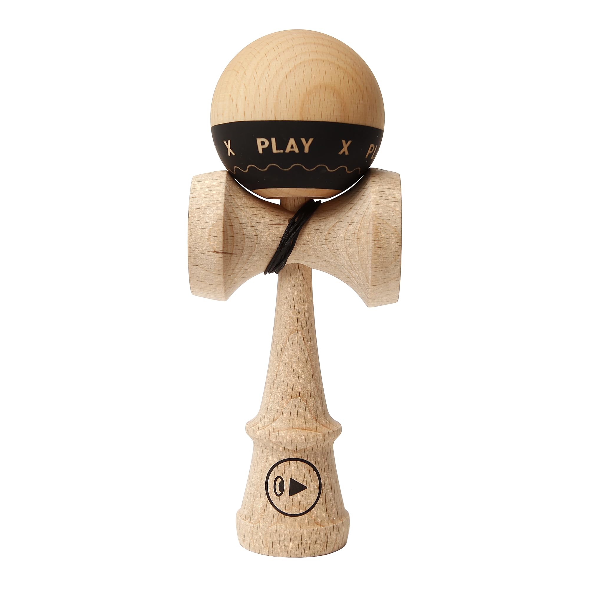 Kendama Europe- Kendama, Color Naturaleza/Negro (K2039)