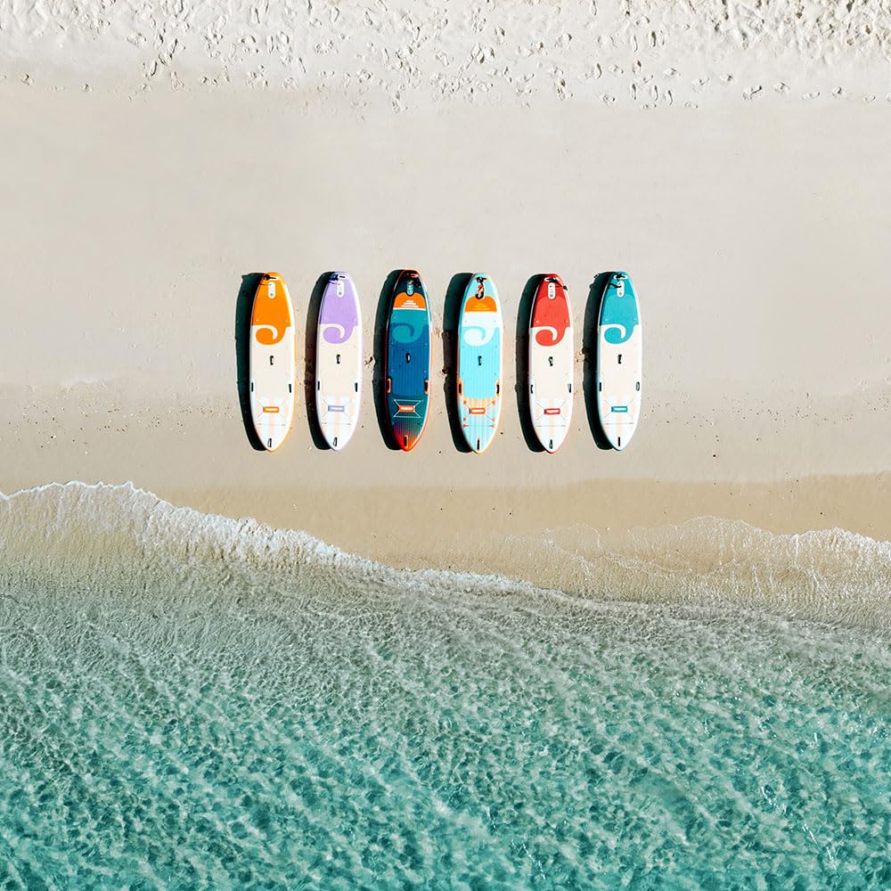 Skiffo Rivage Sunset 11' – Sup Inflable 2 en 1 Kayak Completo – 335 x 86 x 15 cm – MAX 160 kg – Estable y versátil – Diseño único