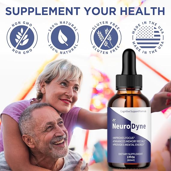 Neurodyne Drops, Official Neurodyne Supplement Formula Drops (30 Servings)