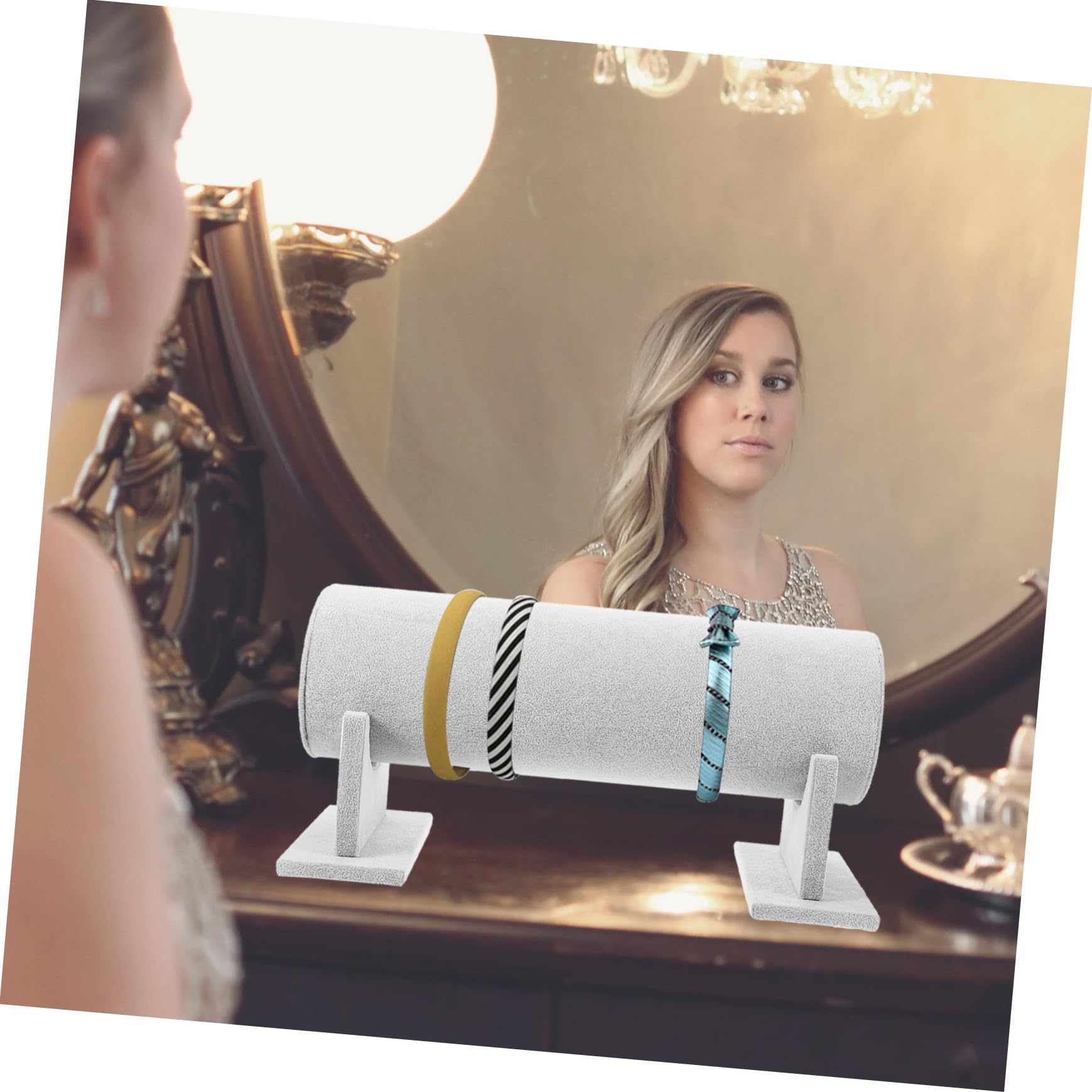 Stirnband Halterung mit Durchmesser Eleganter Praktischer Organizer für Haaraccessoires für Geschäfte Persönlichen Gebrauch Sorgt für Ordnung Stilvolles Display