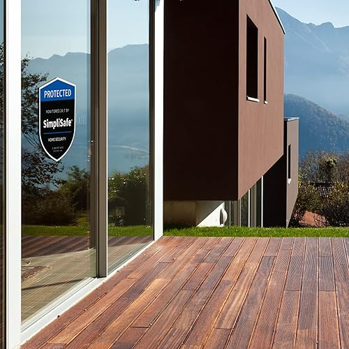 Miniatura 5 de 6 calcomanías Simpli-Safe, compatibles con sistemas de seguridad para el hogar, calcomanías de alarma duraderas e impermeables
