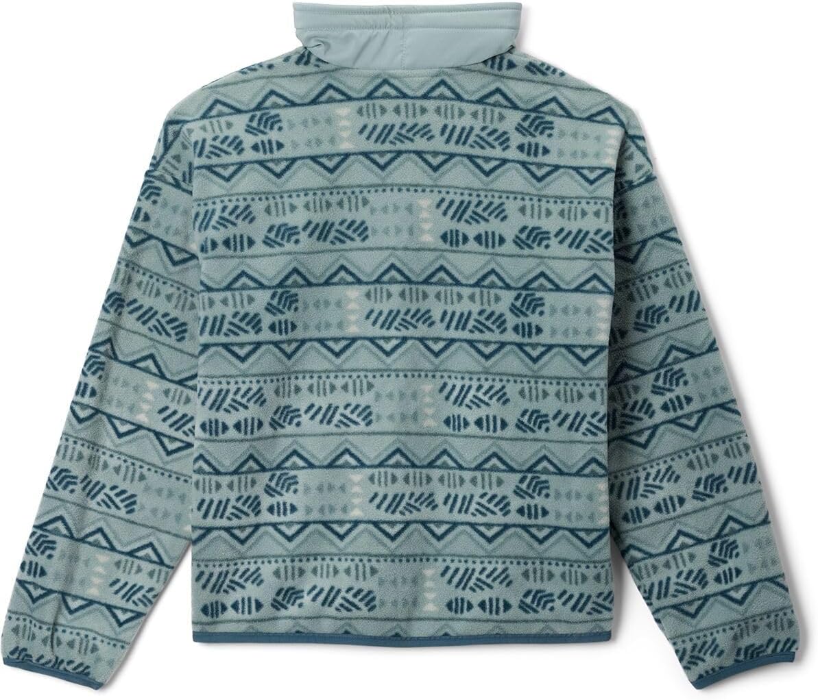 Columbia, Sequoia Grove Printed Full-Zip Fleece Jacket - Kids', Crushed Blue Horizons/Crushed Blue, L - Image 2