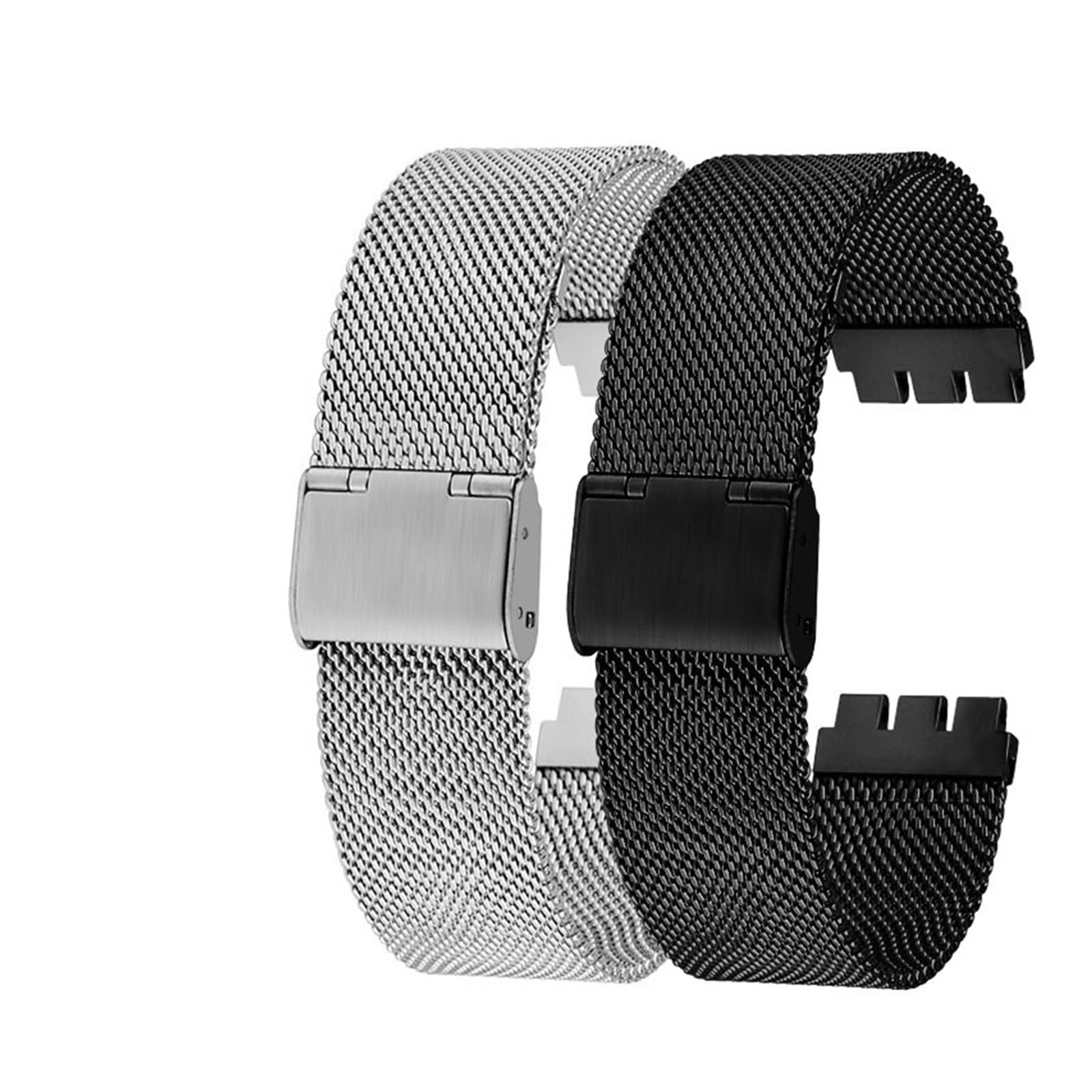 HHRLCHX Bracelet milanais 12MM 17 19MM Compatible avec Le Bracelet en métal Swatch chaîne de Montre Convexe concave YVS401G YVS405G Bracelet de Montre en Acier pour Hommes et Femmes