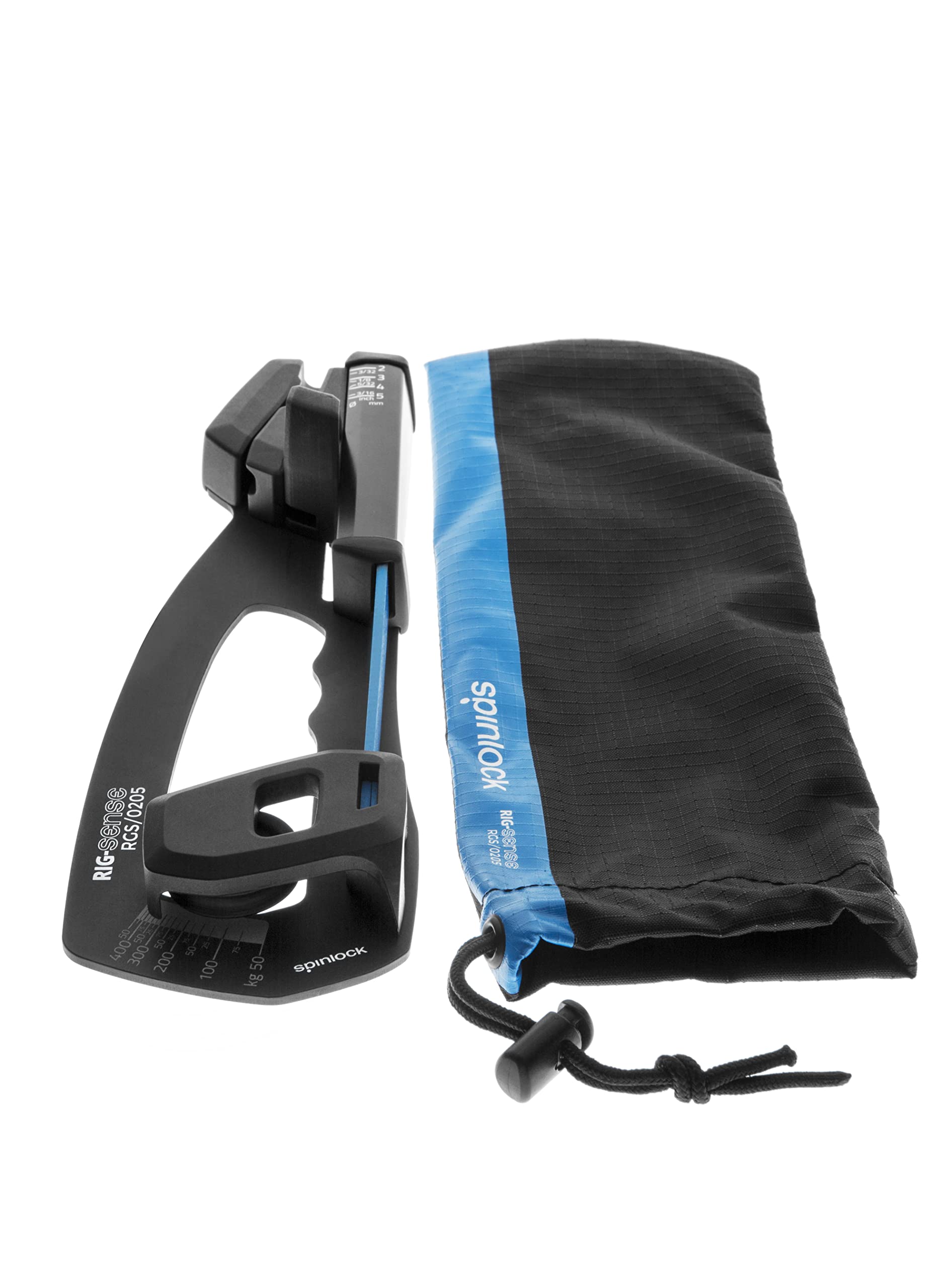 Spinlock Jauge de Tension Rig Sense 5mm - Noir - Rig-Sense est Simple à Utiliser, mesurant la Tension Directement en kilogrammes