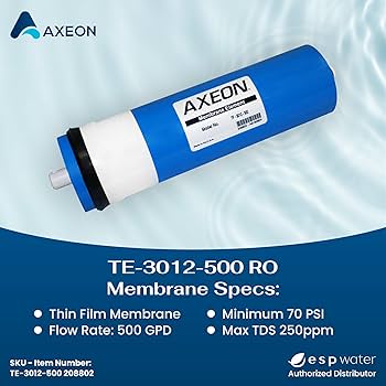Prowater On 恩 500ml Amazon.com: Genuine Axeon TE-3012-500 RO Membrane 3