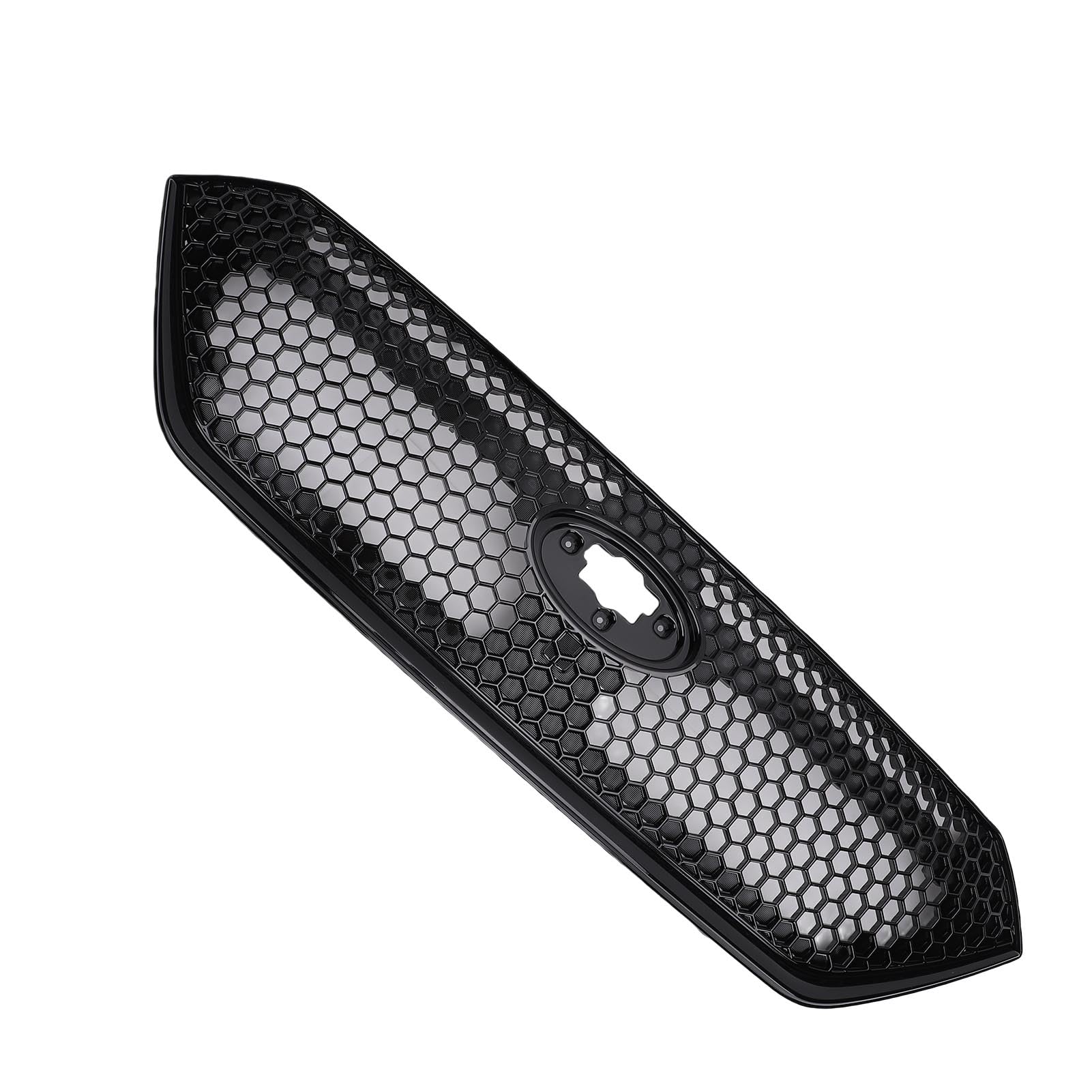 Przedni Zderzak Grill, Czarny Polyskit ABS Mesh Kratka, Zamiennik