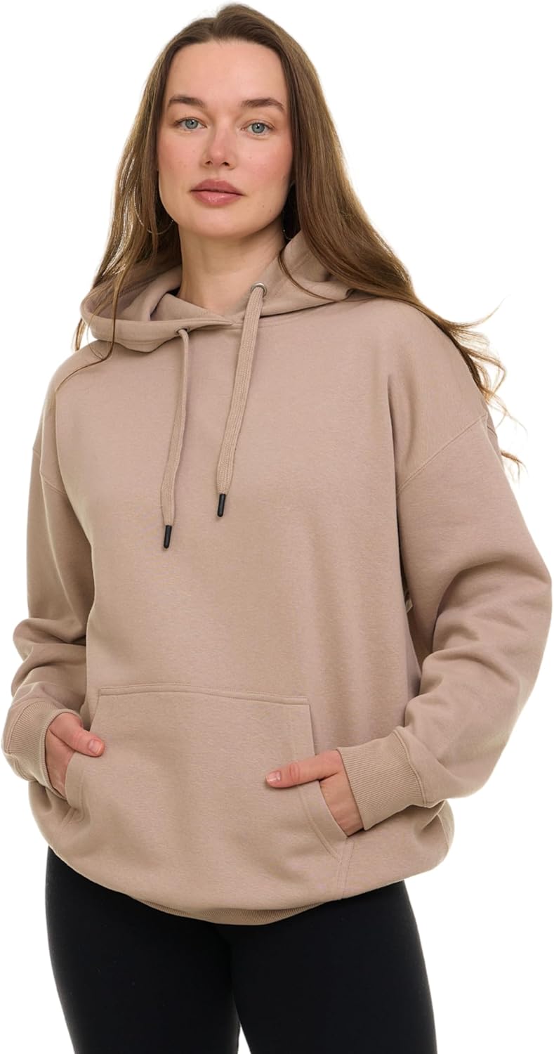 MODERN BASICS Hoodies for Women, Fleece Pullover Sweatshirt for Women, Oversized Sweatshirt