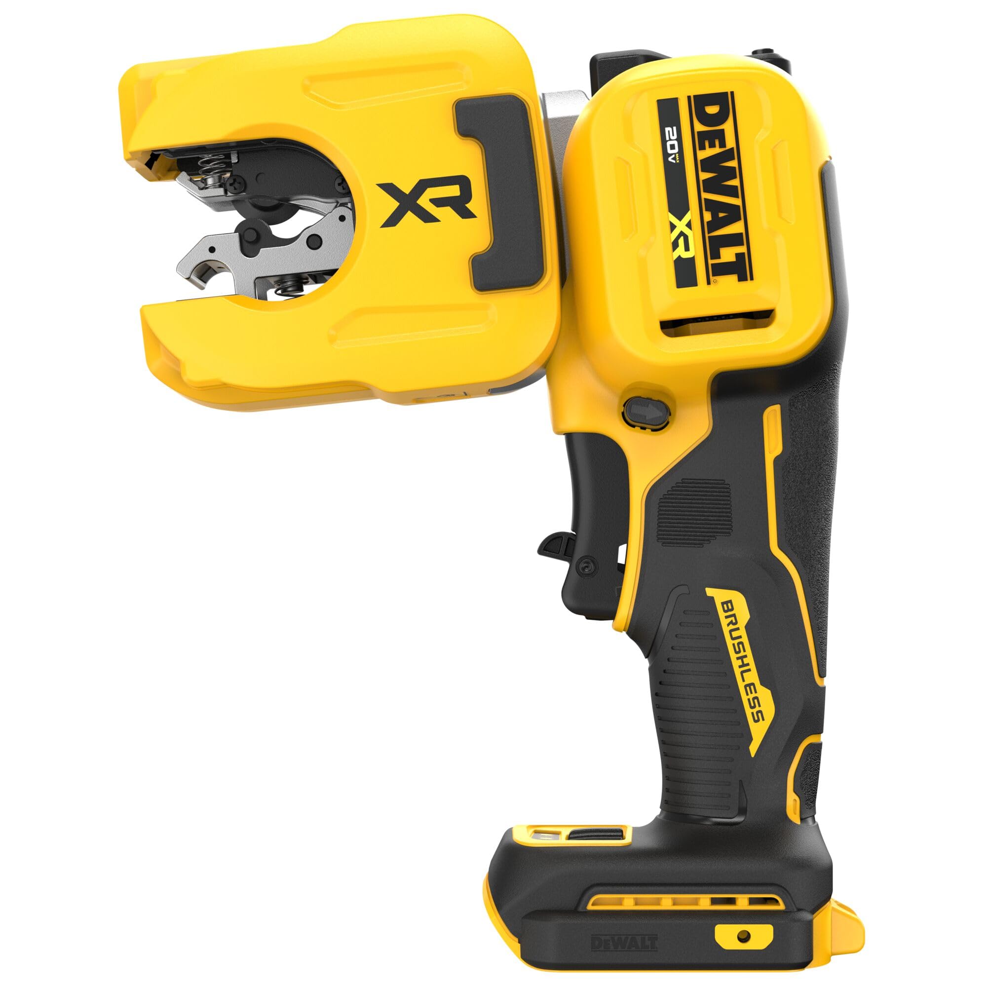 DEWALT DCE154B Xtreme - Sierra de cinta portátil, color negro y amarillo