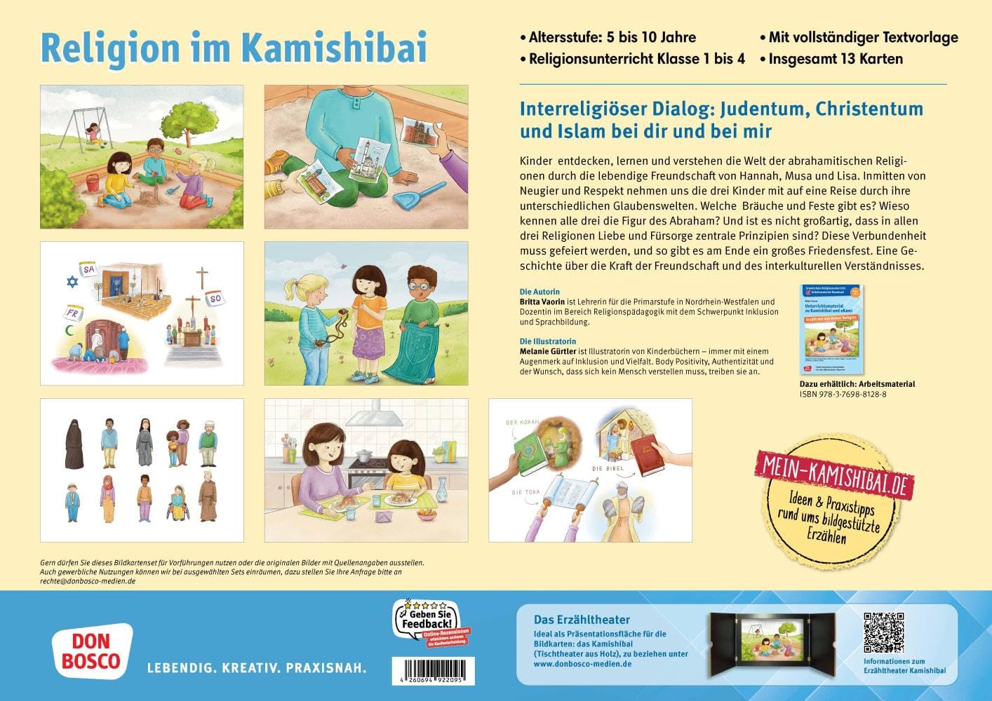 Erzähl mir von deiner Religion. Kamishibai Bildkartenset: Kinder entdecken Judentum, Christentum und Islam. Die 3 Weltreligionen im spannenden ... und Gemeinde mit unserem Erzähltheater)