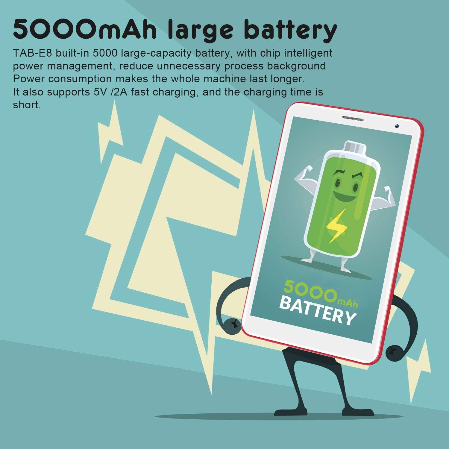 🔥 Cаѕhbасk uр tо 70% Tablet 8 Inch, Android 10.0 Tablets with 3GB RAM 32GB ROM Expandable 128GB, Quad-Core 1.6Ghz Processor,Dual Camera, WiFi (Red)