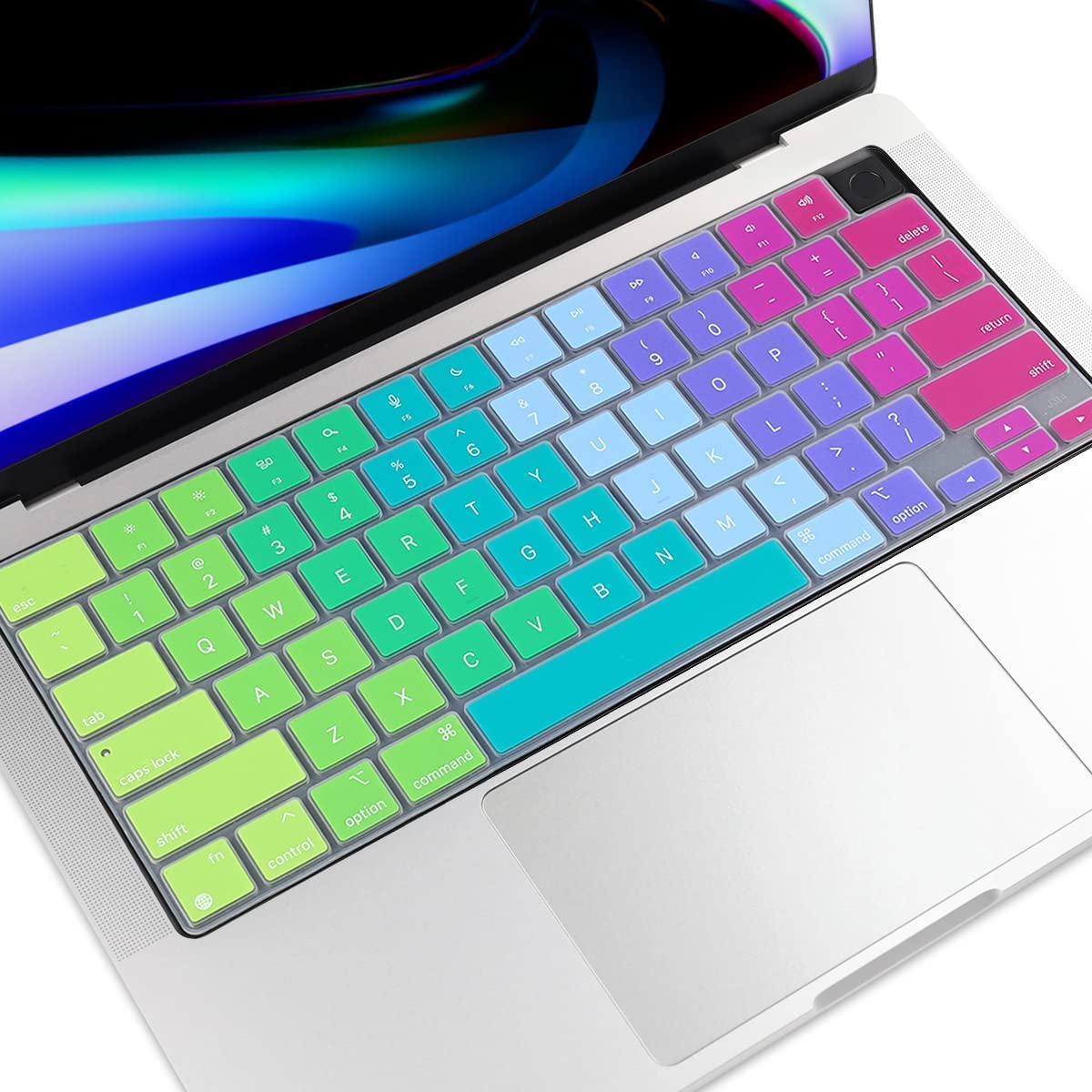Oaky Keyboard Cover for MacBook Pro 16 inch and MacBook Pro 14 inch 2021-2024 Release Model [A2918 A2992 A2779 A2442 A2918 A2992 A2779 A2442 M1/M2/M3 Pro- Max Chip] Ultra Thin Keyboard Skin - Rainbow (B0B5S1KCDR) Amazon Price History, Amazon Price Tracker
