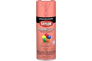 Krylon COLORmaxx Gloss Coral Isle Coral Spray Paint and Primer