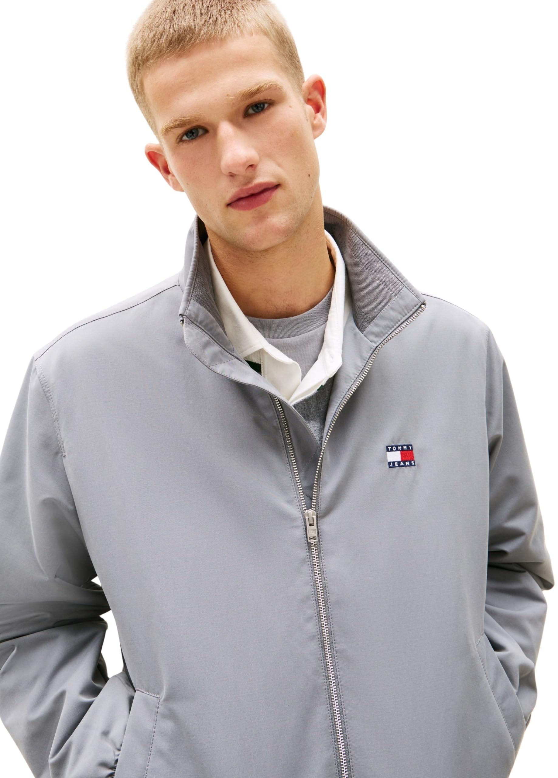Tommy Jeans Herren Windbreaker Jacke mit Stretch-Bündchen und -Saum – Bild 4