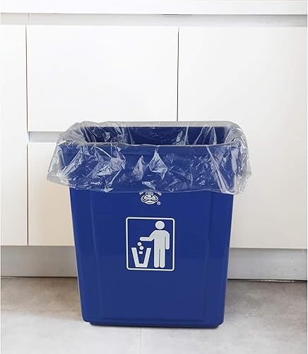 Miniatura 5 de Bolsas de basura transparentes de 13 galones, bolsa de basura para cocina, 225 unidades