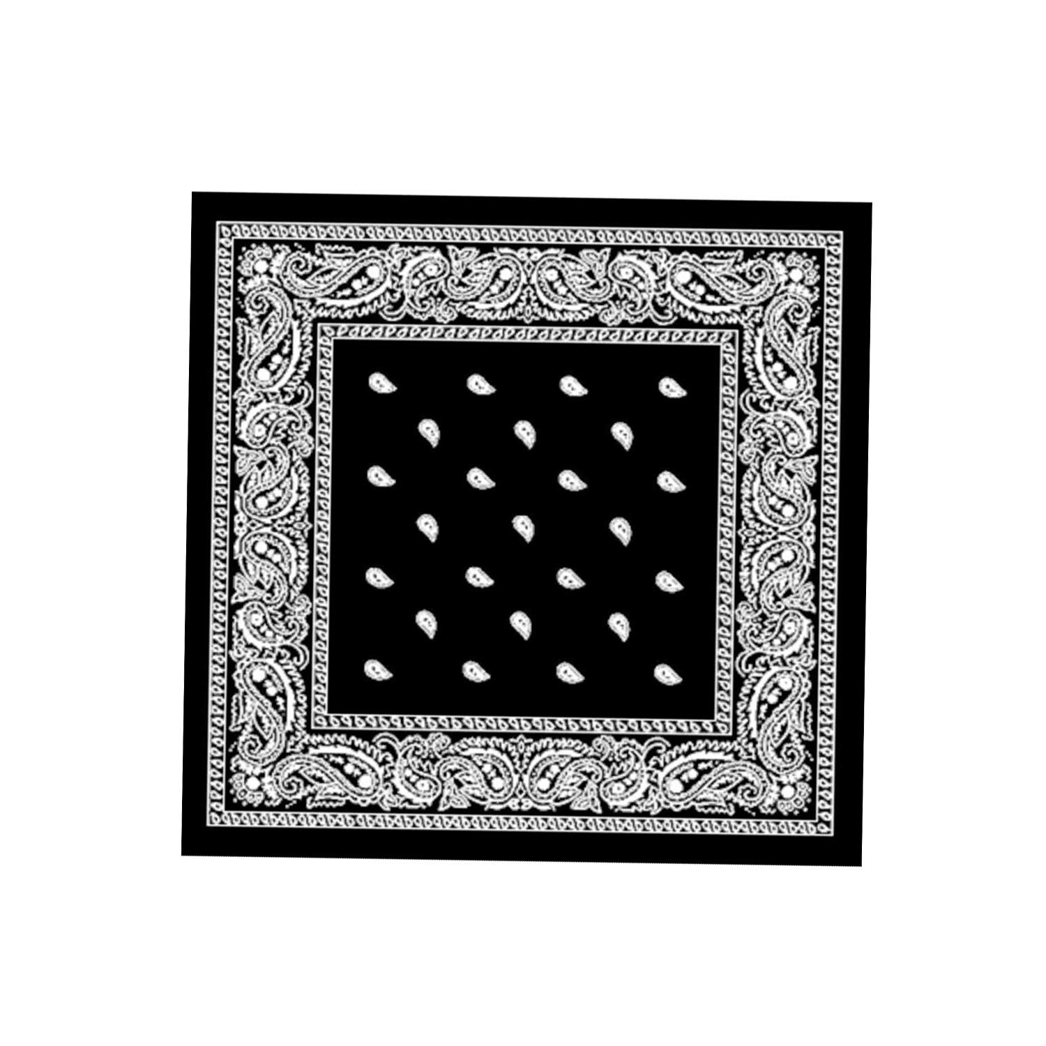 WedDecorBandana Cotton Unisex Head Scarf Wide Headband Lightweight, Breathable Fashion Accessory for Riding, Hiking, Fishing, Cycling, Outdoor Activities