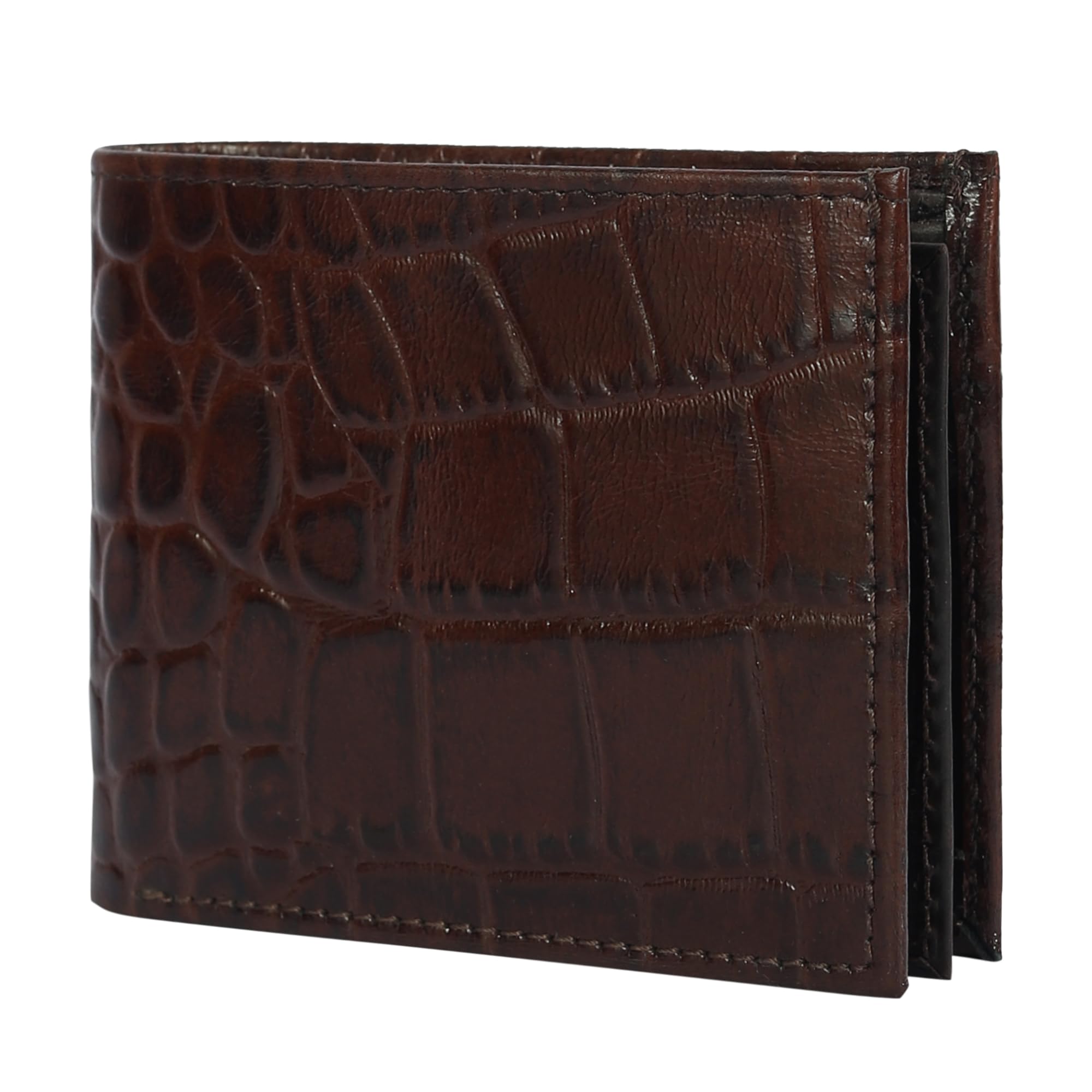 Daak Tri-Fold Genuine Leather Wallets for Men | Mens Wallet with 4 Card Slots | Purse for Men/Money Bag for Men - Gift for Him