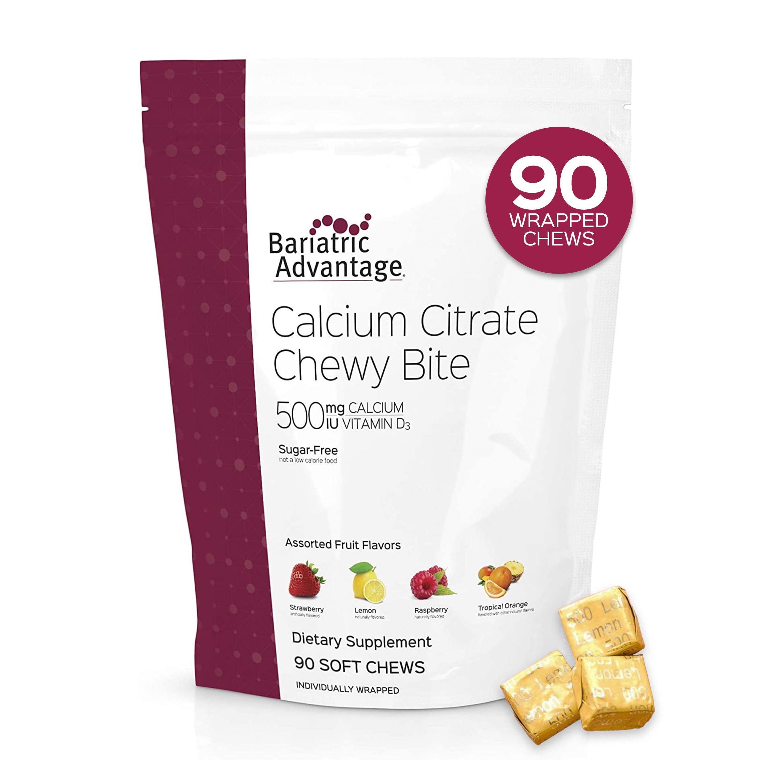 Bariatric Advantage Calcium Citrate Chewy Bites