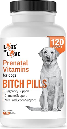 Píldoras para perras - Vitaminas prenatales para perros (Thomas Pet antes) - 120 tabletas
