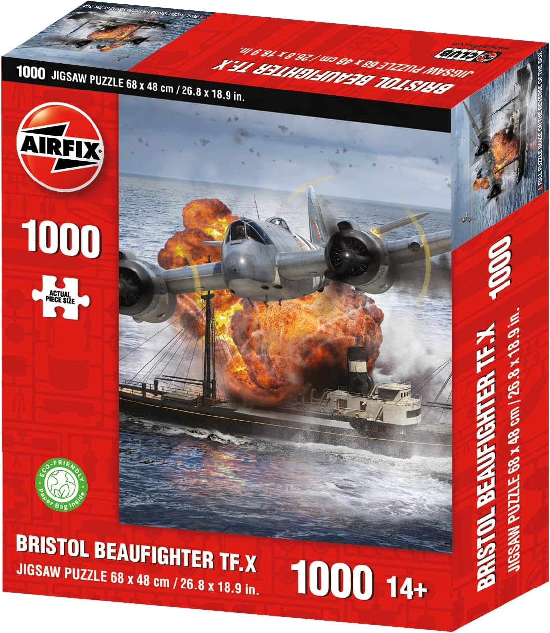 Airfix Bristol Beaufighter TF.X WWII Military Aviation 1000 Piece Jigsaw Puzzle HVCAX0009