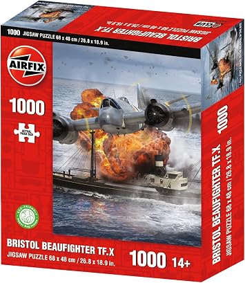 Airfix Bristol Beaufighter TF.X WWII Military Aviation 1000 Piece Jigsaw Puzzle HVCAX0009