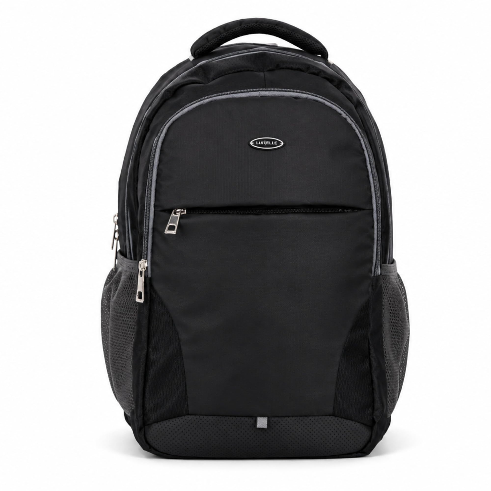 Backpack for Men, Women & Students | 12x18x6 Inch Polyester Casual Backpack | Lightweight Durable College, Office & Travel Bag | Black-image-9