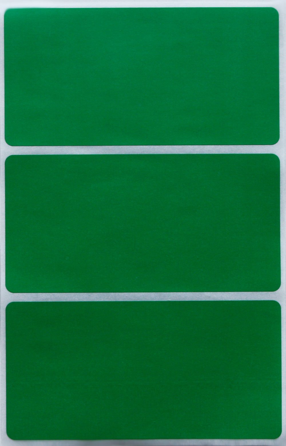 Royal Green Pegatinas de Colores Verdes para Escribir 10cm x 5cm (100mm x 50mm) Etiquetas Adhesivas 45 Unidades