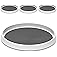 Set of 4, 10 Inch Non-Skid Lazy Susan Organizers - Turntable Rack for Cabinet, Pantry Organization and Storage, Kitchen,