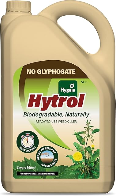 Hytrol No Glyphosate Weedkiller Ready to Use 5 Litre, Clear,P2224UK