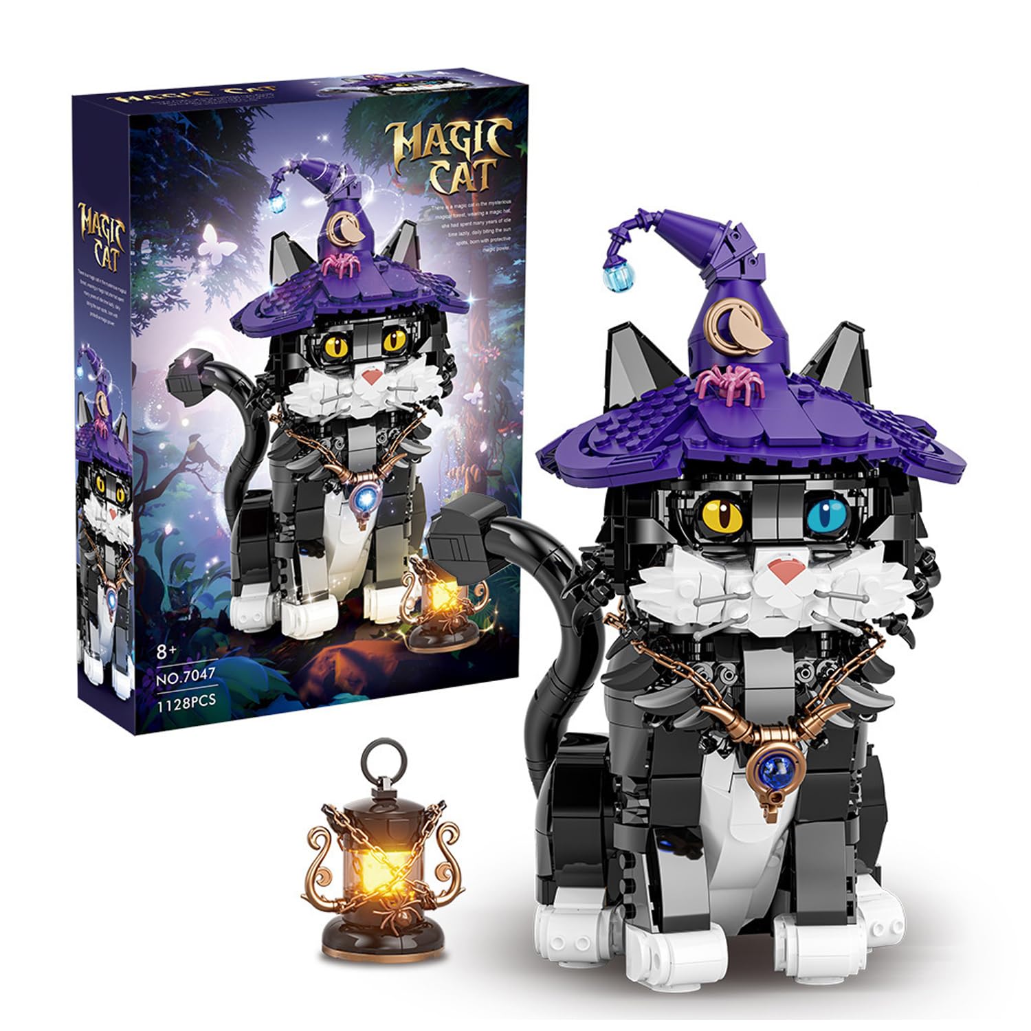 magic jack spielzeug Pasyru Magische Katze Bausteine Spielzeug Kit, 1128 Teile