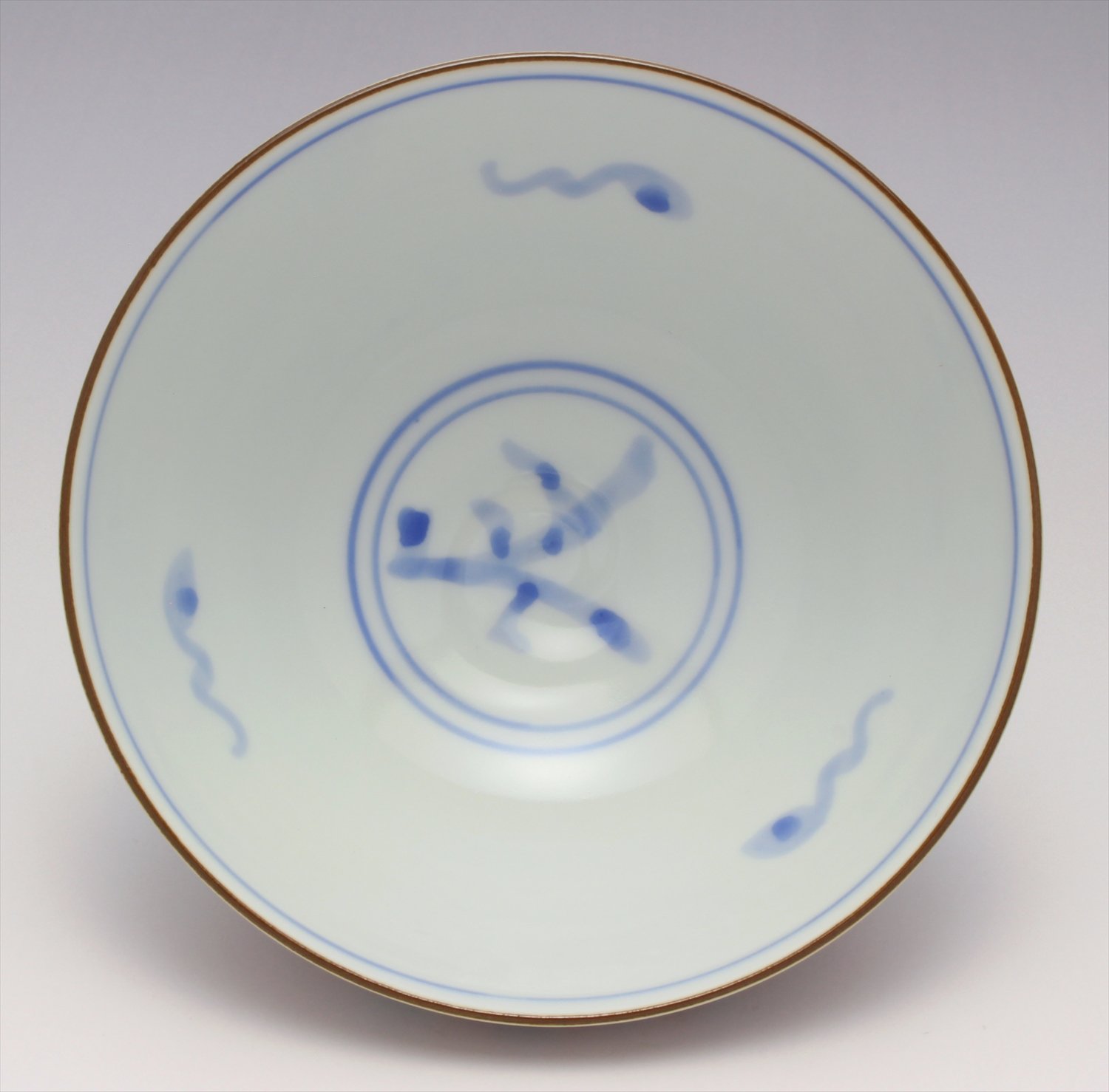 Amazon.co.jp: 京焼 清水焼 紫峰窯 飯碗 小 (化粧箱入) 紅安南 B6-11小