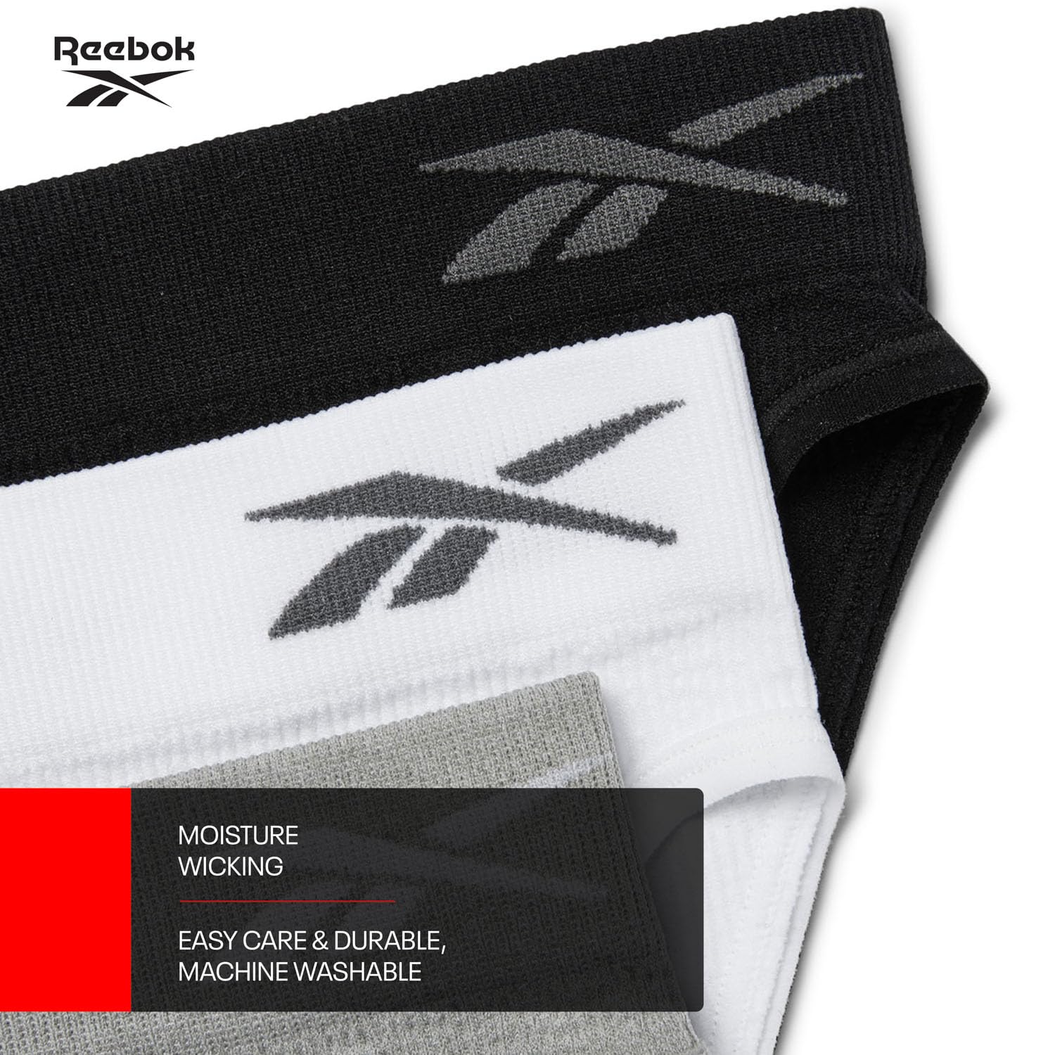 Reebok KAM Ropa Interior Mujer Pack de 3