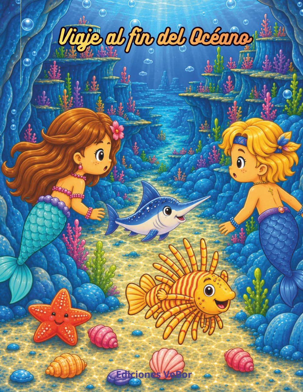 Viaje al fín del Océano: Edición ilustrada a color (Mi Libro de Sirenas y Amigos del Mar)
